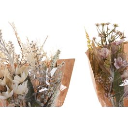 DKD Home Decor Ramo Blanco Rosa 20 x 45 x 20 cm (12 Unidades)