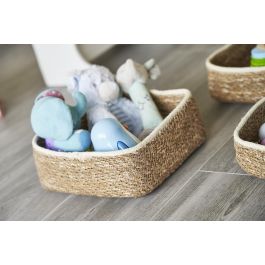 Privilege Set 3 Cestas Mimbre Cuadradas 23 cm, 20 cm, 17 cm (4 Cajas)