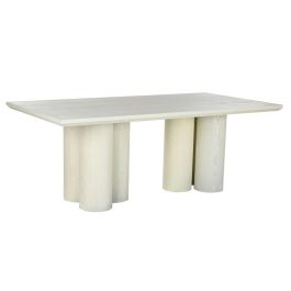 Mesa Comedor Moderno DKD Home Decor Blanco 100 x 76 x 200 cm Precio: 596.50000047. SKU: B12EAR3NPV