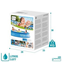 Piscina Hinchable Redonda Intex Easy Set 305x61 cm Capacidad 3077 Litros +6 Años