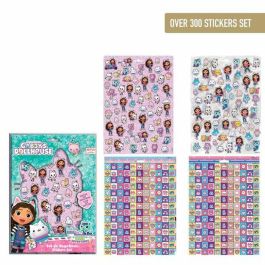 Cerdá Pack Pegatinas Gabby's Dollhouse Morado 18x25 cm Edad Recomendada 3+ Años