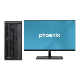 Phoenix Kit Ordenador Intel Core i3-14100 16GB DDR5 SSD 1TB + Monitor 24" IPS Full HD 100Hz Windows 11 Pro
