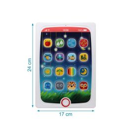 KioKids Tablet Educativa Interactiva para Bebés +12 meses - Palabras, Sonidos, Música e Inglés