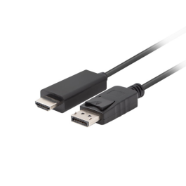 Lanberg CA-DPHD-11CC-0018-BK cambiador de género para cable DisplayPort HDMI Negro Precio: 10.69000031. SKU: S5621718