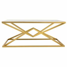 Mesa de Centro Alexandra House Living Oro Metal Papel Hierro Madera MDF 60 x 45 x 110 cm