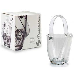 Cubitera Sylvana Pasabahce con Asa y Pinza, 12x22.5x14.5 cm, Vidrio y Plástico, Transparente, 830 ml (6 Unidades) Precio: 30.50000052. SKU: B1GCYDEML9