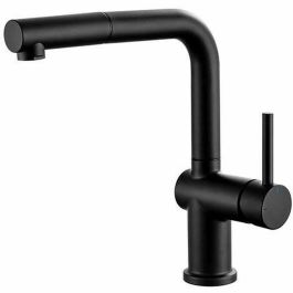 Edouard Rousseau AAAQX11034 Mezclador de fregadero SQUARE con ducha extraíble, negro Precio: 90.68999973. SKU: B19B735QSR