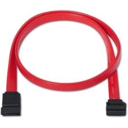 Aisens Cable SATA III Datos 6Gb/s Acodado Rojo 0,5M
