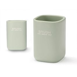 Berilo Portacepillos Liso Menta de Poliresina 7.5x11x7.5 cm (12 Unidades) Precio: 37.89999994. SKU: B13T7M287B