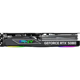 PNY VCG508016TFXXPB1-O GeForce RTX 5080 16GB GDDR7 OC con 3 ventiladores ARGB para Gaming