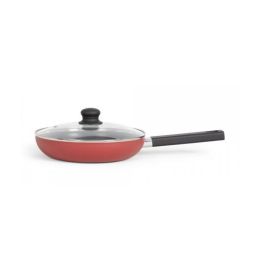 Sartén de 26 cm - LIVOO - MEP153R - Antiadherente, libre de PFOA y PFOS - Mango de silicona - Apta para todo tipo de fuegos, incluida inducción Sartén de 26 cm - LIVOO - MEP153R - Antiadherente, libre de PFOA y PFOS - Mango de silicona - Apta para todo tipo de fuegos, incluida inducción