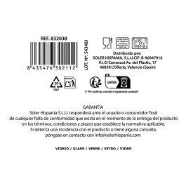 Vaso Vortice 350 cc - La Mediterranea (48 Unidades) Vaso Vortice 350 cc - La Mediterranea (48 Unidades)