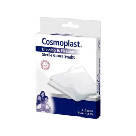 Cosmoplast Gasa Esterilizada Universal 75x75 mm Caja de 6 Unidades Precio: 1.4999996. SKU: S4603884