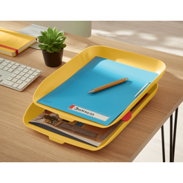 Dosier Angulo Recto Leitz Cosy Pp Reciclable Semi Opaco A4 Azul Pack De 3