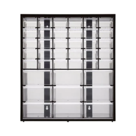 Stanley Almacenamiento 39 Compartimentos Vacíos Armario Marco Polipropileno Montaje Pared