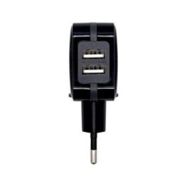 Aisens Cargador USB 17W 5V/3.4A, 2 Puertos con Control Inteligente, Negro Aisens Cargador USB 17W 5V/3.4A, 2 Puertos con Control Inteligente, Negro