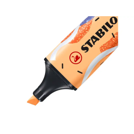 Stabilo Rotulador Boss Original Pastel by Ju Schnee Fluorescente Naranja Pálido 2/5 mm Tinta Base Acuosa Antisecado