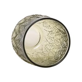 DKD Home Decor Vaso Tropical de Cristal Verde 360ml Set de 6 apto lavavajillas