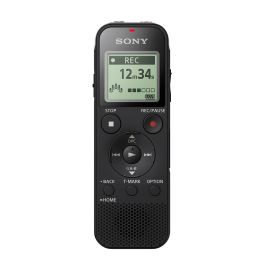 Sony ICDPX470.CE7 Grabadora de voz digital, USB directo, 4GB, Micro SD, estéreo, MP3/PCM, larga duración de batería, negra
