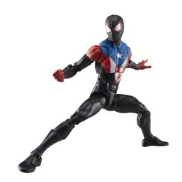 Hasbro Marvel Legends Series Miles Morales Spider-Man Traje Boricua Videojuego Spider-Man 2 Gamerverse Figura Acción 15cm Articulable con 5 Accesorios