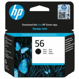 HP Cartucho de Tinta Negra 56 C6656AE Original para HP OfficeJet 5610, HP PSC 1217/1311/1355, HP OfficeJet 5505/5510/5515, HP DeskJet F4180/F4190