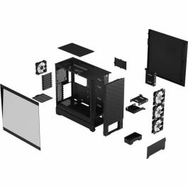 Fractal Design FDCPOR1X06 - Pop XL Air RGB Black TG - Caja PC Torre Negra