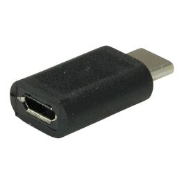 VALUE 12.99.3191 Adaptador USB C a Micro USB Macho/Hembra Negro