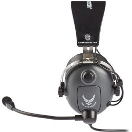 Thrustmaster 4060196 Auriculares Gaming T.Flight U.S. Air Force Edition-DTS, Sonido DTS Headphone:X, Micrófono Desmontable, Compatibilidad Universal, Gris