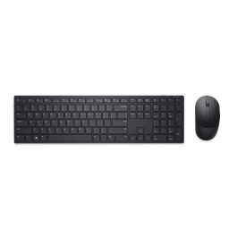 Dell Teclado + Ratón Combo Pro KM5221W Inalámbrico Silencioso QWERTY Ergonómico para Oficina y Teletrabajo Color Negro
