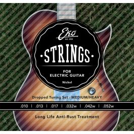 EKO Cuerdas Guitarra Eléctrica Nickel Regular 10-52 Precio: 3.914592. SKU: B13VTEK7SR