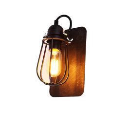 Edm Aplique de Pared Metálico Vintage E27 60W Negro 15x22cm Precio: 46.49999992. SKU: S7900749