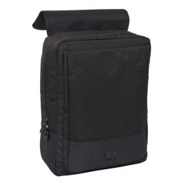 Safta Mochila con Solapa Portátil 13,3'' + USB Real Madrid Premium 29x39x12 cm