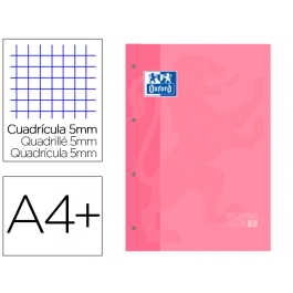 Oxford Recambio Color 1 Din A4+ 80 Hojas 90 Gr Cuadro 5 mm 4 Taladros Rosa Chicle Precio: 6.50000021. SKU: B1K68FCCNQ
