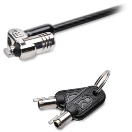 Kensington Candado de Seguridad con Llave MicroSaver 2.0 para Portátil, K65020EU, Cable de Acero al Carbón de 1 cm