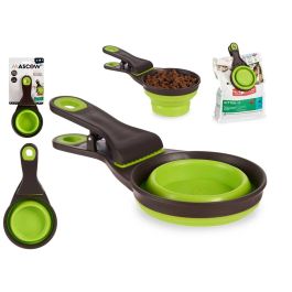 Pinza Cuchara Dosificador 3 en 1 237 ml Mascow - Verde/Gris 19.5x6x9.5 cm (24 Unidades) Precio: 74.78999957. SKU: S3610210