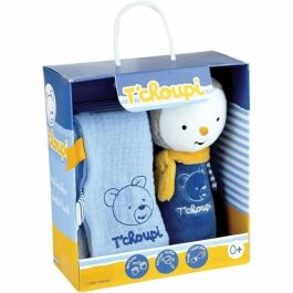 Caja Natal Bebé T'choupi con Edredón y Sonajero de Peluche +/- 25 cm - JEMINI - Ideal para regalo de nacimiento. Precio: 26.49999946. SKU: B1JTHS5BLJ