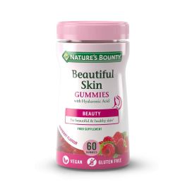 Nature'S Bounty BEAUTIFUL SKIN Gummies 60 uds. Ácido Hialurónico, Biotina, Zinc, Vit. C, E para Piel, Cabello, Uñas. Vegano, Sin Gluten. Nature'S Bounty BEAUTIFUL SKIN Gummies 60 uds. Ácido Hialurónico, Biotina, Zinc, Vit. C, E para Piel, Cabello, Uñas. Vegano, Sin Gluten. Precio: 13.4999997. SKU: B1999HTY7X