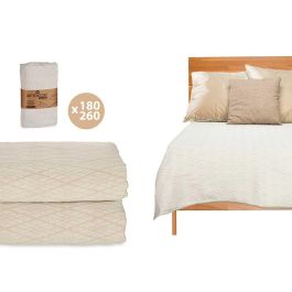 Colcha Cama Rombos Beige 180X260Cm Giftdecor (4 Unidades) Precio: 91.50000035. SKU: B1K724MPTX