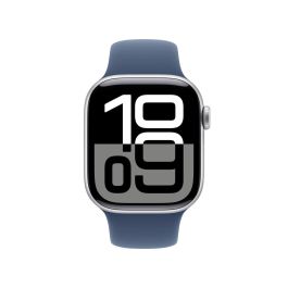 Apple Watch Series 10/ GPS/ Cellular/ 42mm/ Caja de Aluminio / Correa Deportiva Azul Denim M/L