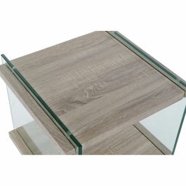 Mesita de Noche DKD Home Decor Cristal Madera MDF (50 x 50 x 49 cm) Mesita de Noche DKD Home Decor Cristal Madera MDF (50 x 50 x 49 cm)