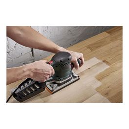 Wolfcraft Hojas de Lija de Corindón Perforadas Ovaladas 93x230mm, Grano 40, Pack de 5 Unidades