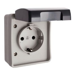 Solera Base Estanca 2P+T T/TL IP44 16A 250V para Montaje en Superficie, Gris/Negro Precio: 4.94999989. SKU: S7916855