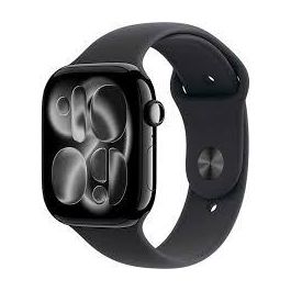 Apple MEUX4WF/A Watch Series 11 GPS 46mm, Caja de Aluminio Jet Black con Correa Deportiva Negra M/L Precio: 533.69000036. SKU: B1FABETSYD