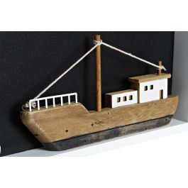 Decoracion Atlantico DKD Home Decor Blanco Marron 3.5 x 20 x 40 cm Decoracion Atlantico DKD Home Decor Blanco Marron 3.5 x 20 x 40 cm
