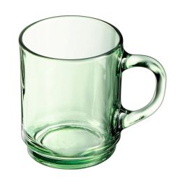 Luminarc Mug Vidrio Alba 25 cL Verde Reciclable Apto Microondas