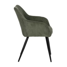 Silla Verde Tejido-Metal Contract 57 X 43 X 83 cm