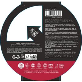 Quttin Sartén 22 cm Aluminio Forjado Inducción Full Spiral (4 Unidades)