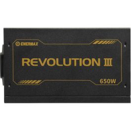 Enermax ERV650G-AHG-MAC Fuente Alimentación 650W Revolution3 80+ Gold Negra Totalmente Modular para PC