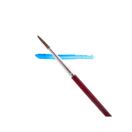 Liderpapel Pincel Acuarela Nº 5 Virola Cromada Pelo Engomado Madera