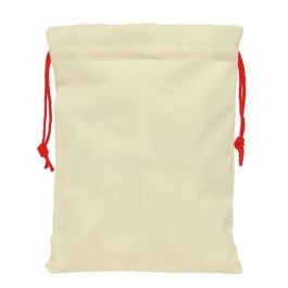 Safta Saquito Plano Osito Beige Felices Fiestas 26x34x1cm